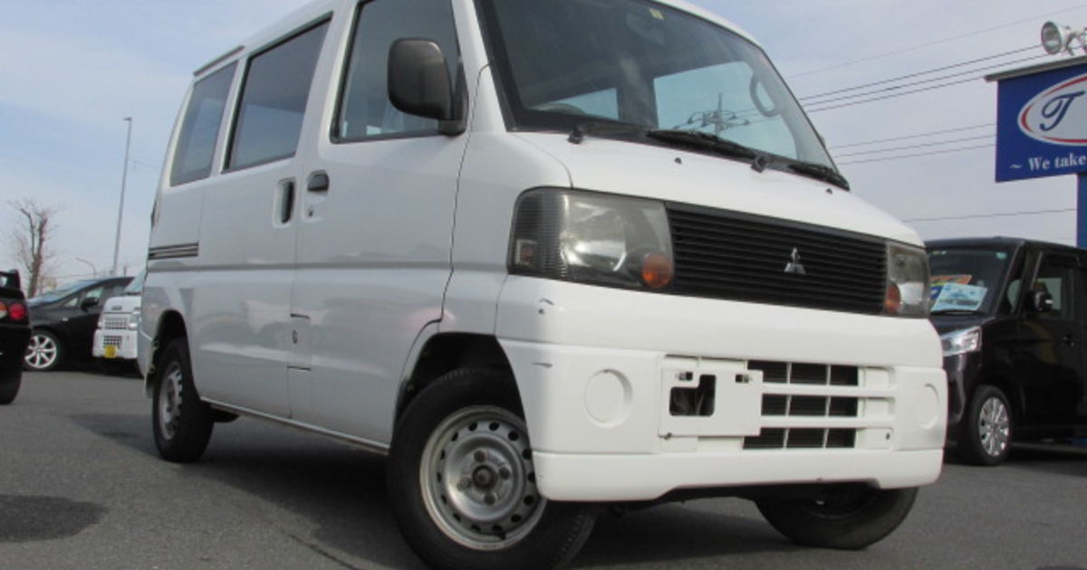 便利な両側スライドドア 三菱 ミニキャブバン CS ハイルーフ ホワイト