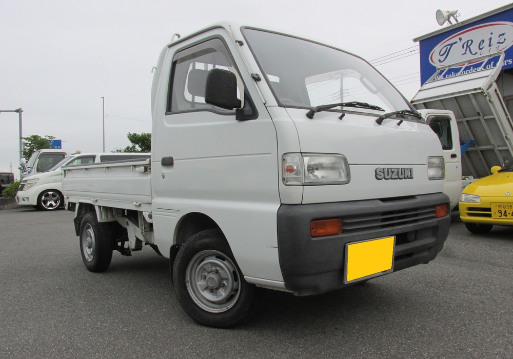 人気の中古軽トラック スズキ キャリィ Kc 4wd ホワイト H6 1994 年 スズキ カプチーノ等中古車 の販売買取実績豊富なレイズで取り扱う車のギャラリー