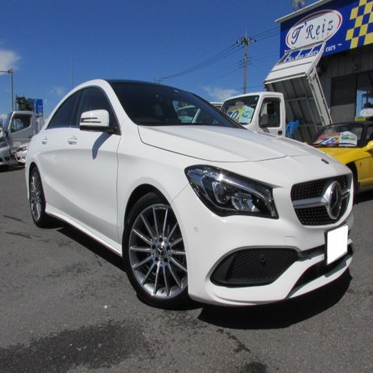 ベンツ　メルセデス　CLA　AMG　パールホワイト　極上　ワンオーナー　サンルーフ